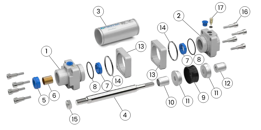 CETOP Silindir PNS - PNSY (Ø32 - Ø100) (15)