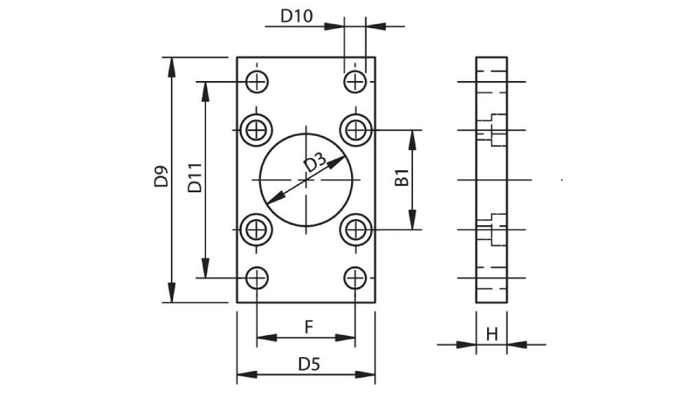 Flanş Bağlantı TEKNİK ÇİZİM