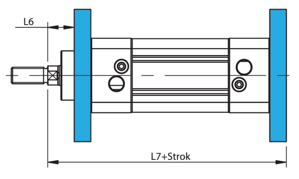 Flanş Bağlantı teknik çizim